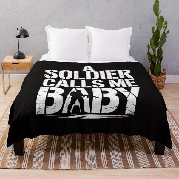 Item preview, A Soldier Calls Me Baby Army Girlfriend Gift designed and sold by AnimeManga2D.