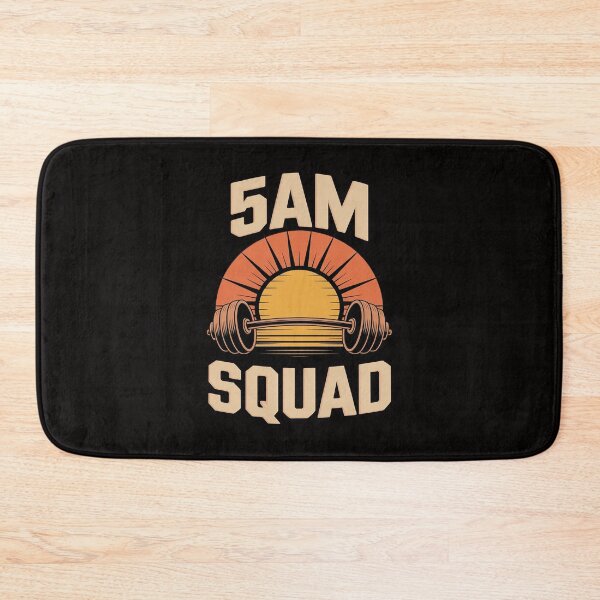 Item preview, 5AM Squad Workout Gym Motivation Fitness Matching designed and sold by AnimeManga2D.