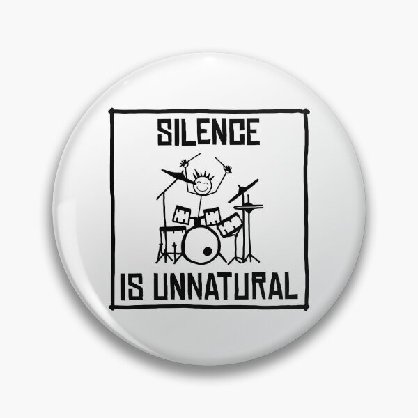 Item preview, Silence is unnatural  designed and sold by Blockhead Designs.
