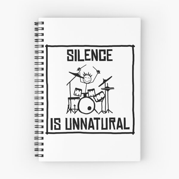 Item preview, Silence is unnatural  designed and sold by Blockhead Designs.
