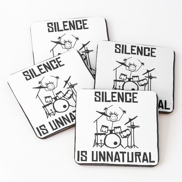 Item preview, Silence is unnatural  designed and sold by Blockhead Designs.