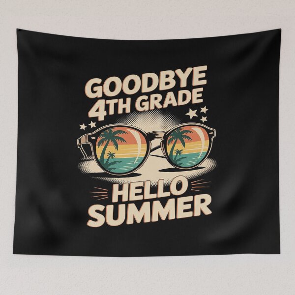 Item preview, Goodbye 4th Grade Hello Summer Sunglasses Last Day Of School designed and sold by Moxizz.