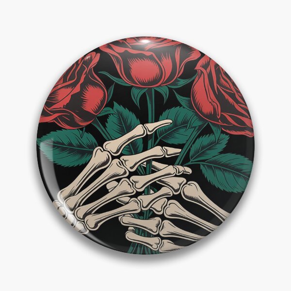 Item preview, True Love Never Dies Rose Skeleton Hand Flower Day designed and sold by Dolostope.