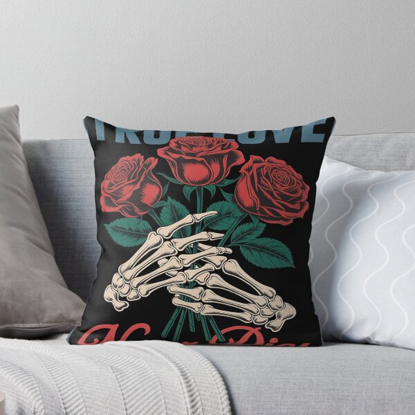 Item preview, True Love Never Dies Rose Skeleton Hand Flower Day designed and sold by Dolostope.