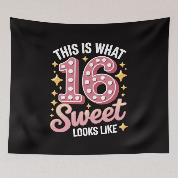 Item preview, 16th Birthday Gift Sweet Sixteen Girls 16 designed and sold by AnimeManga2D.