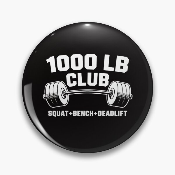 Item preview, 1000 LB Pounds Club Weightlifting Workout Fitness Gym designed and sold by AnimeManga2D.