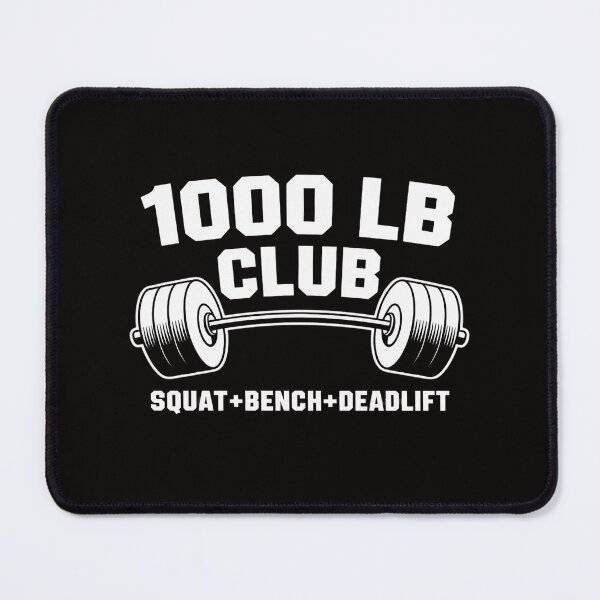 Item preview, 1000 LB Pounds Club Weightlifting Workout Fitness Gym designed and sold by AnimeManga2D.