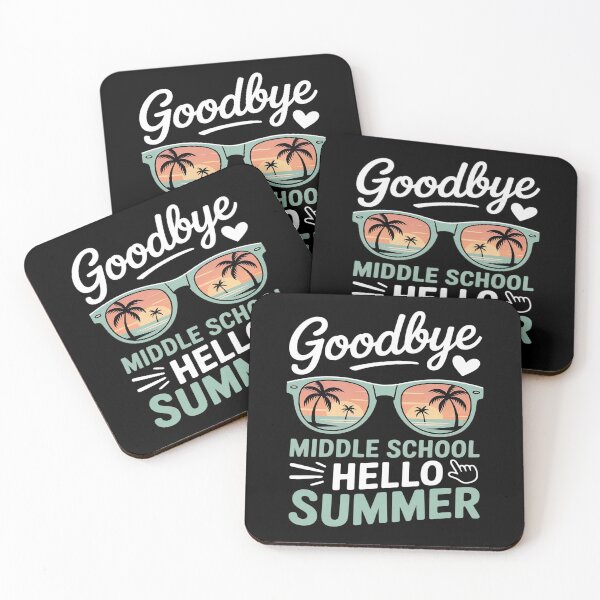 Item preview, Goodbye Middle school Hello Summer Last Day Of School designed and sold by Moxizz.