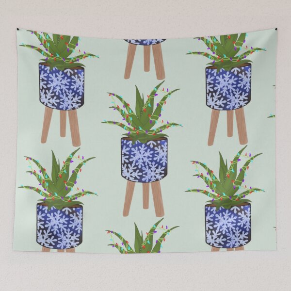 Item preview, Festive potted plant  designed and sold by Artistkhg.