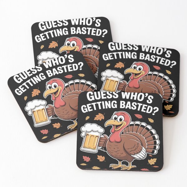 Item preview, Turkey Basted Funny Beer Drinking Funny Thanksgiving Day designed and sold by trinfhri.