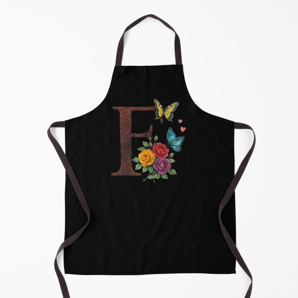 Item preview, Alphabet F with flowers and butterflies designed and sold by Shandiz Design.