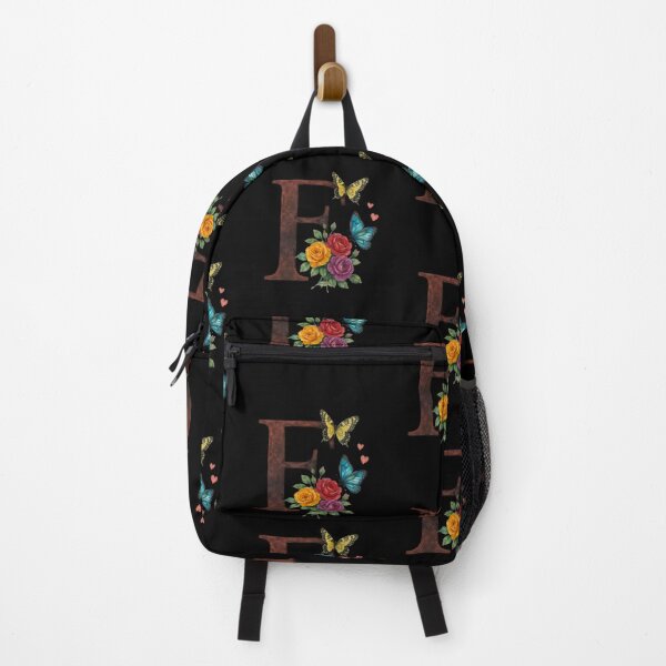 Item preview, Alphabet F with flowers and butterflies designed and sold by Shandiz Design.