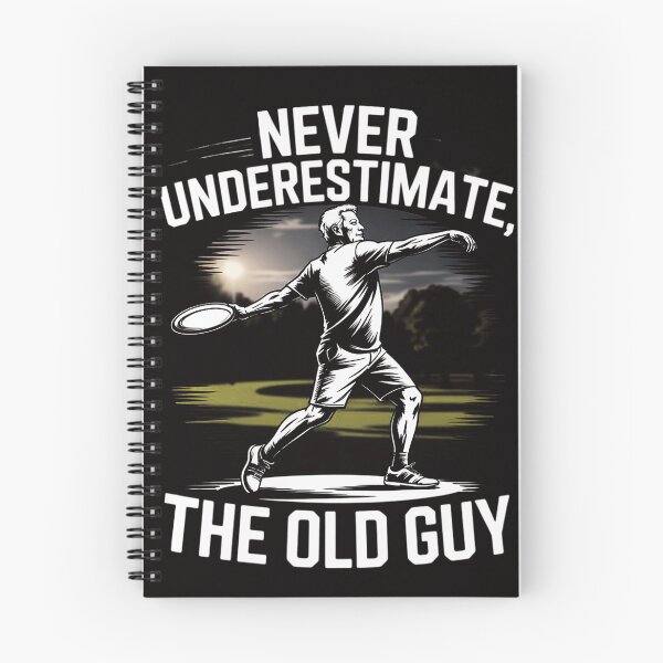 Item preview, Never Underestimate The Old Guy Disc Golf designed and sold by AnimeManga2D.