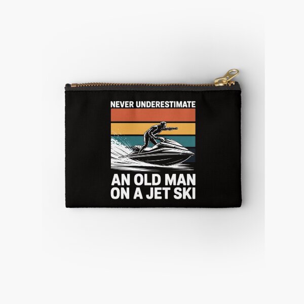Item preview, Never Underestimate An Old Man Water Sport Jet Ski designed and sold by AnimeManga2D.
