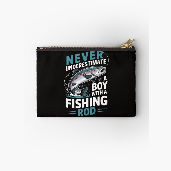Item preview, Never Underestimate A Boy With A Fishing Rod Angling designed and sold by AnimeManga2D.