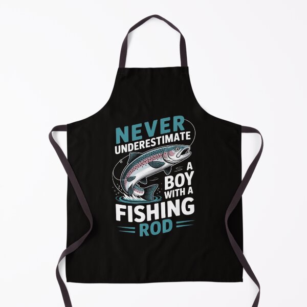 Item preview, Never Underestimate A Boy With A Fishing Rod Angling designed and sold by AnimeManga2D.