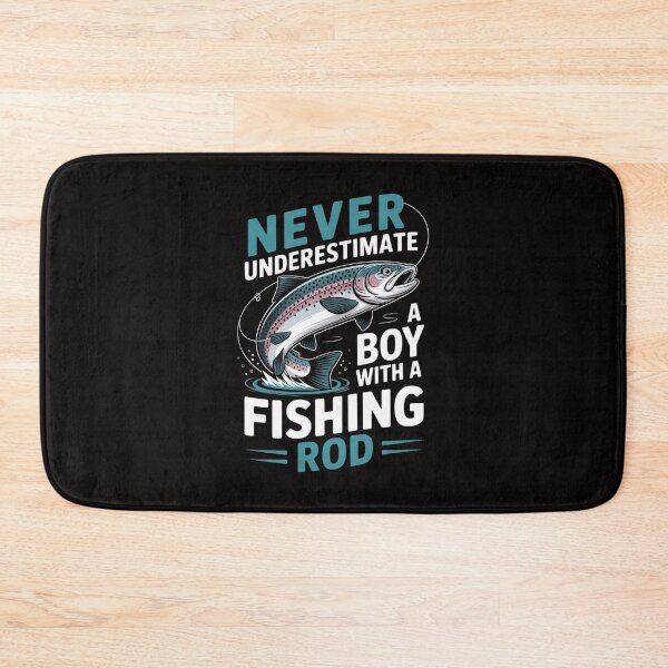 Item preview, Never Underestimate A Boy With A Fishing Rod Angling designed and sold by AnimeManga2D.