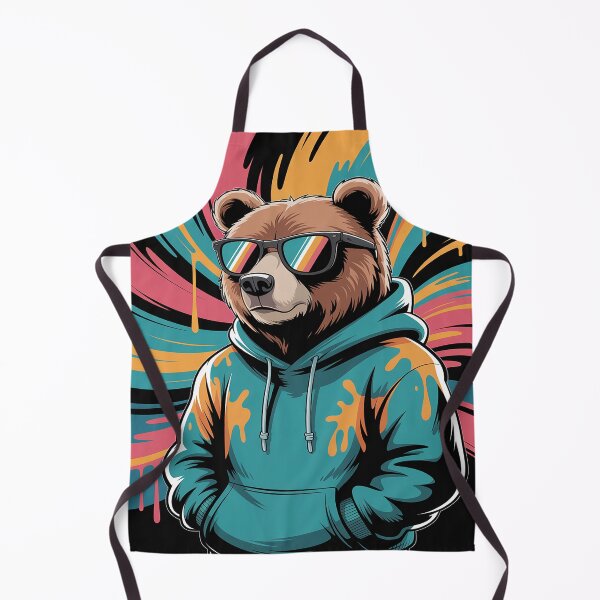 Item preview, Urban Hip Hop Teddy Bear in Sunglasses Cool Graffiti Graphic designed and sold by trinfhri.