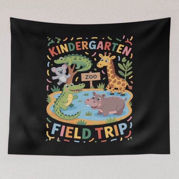 Item preview, Kindergarten School Field Day Trip Squad Zoo Animal designed and sold by Moxizz.