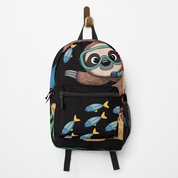 Item preview, Scuba Diving Snorkeling Lazy Sloth Diver Swimming designed and sold by tlallimicrichi.