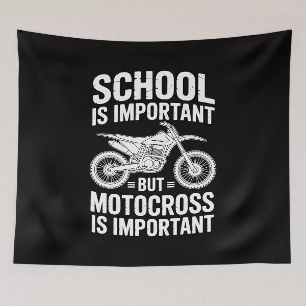 Item preview, School Is Important But Motorcross Is Importanter Dirt Bike designed and sold by tlallimicrichi.