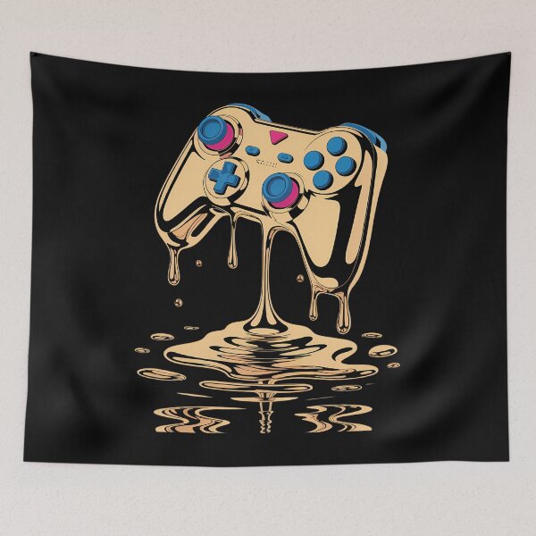 Artikelvorschau, Goldener Splash Videospiel-Controller von Golden Gamer Gaming entworfen und verkauft von EllenJast.