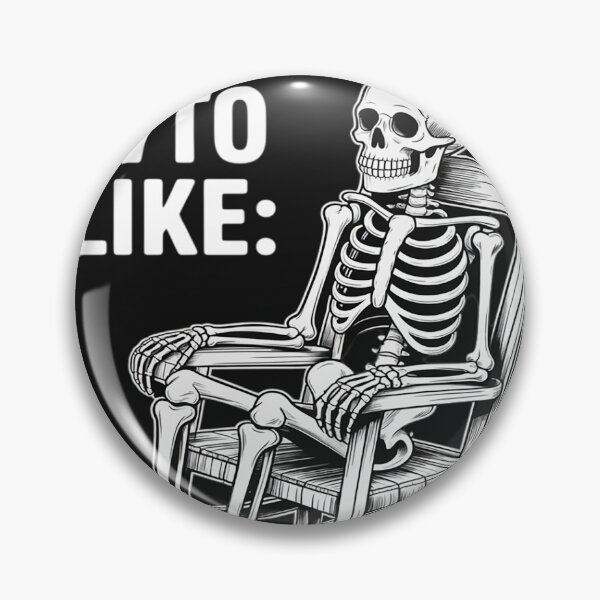 Item preview, Waiting For VTO Funny Coworker Skeleton designed and sold by trinfhri.