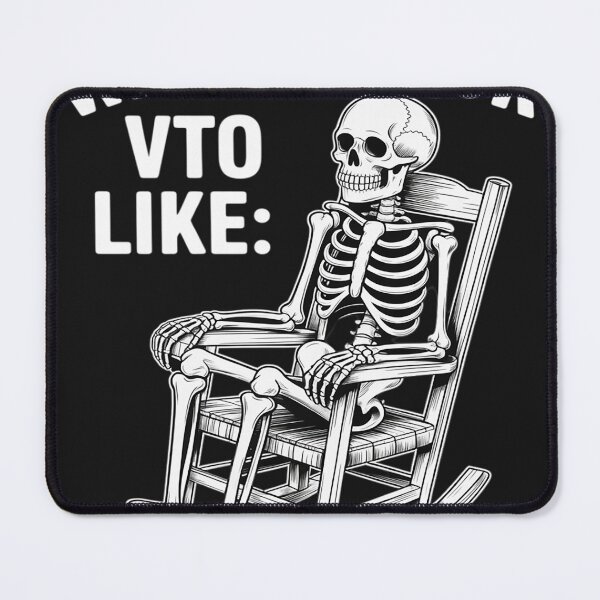 Item preview, Waiting For VTO Funny Coworker Skeleton designed and sold by trinfhri.