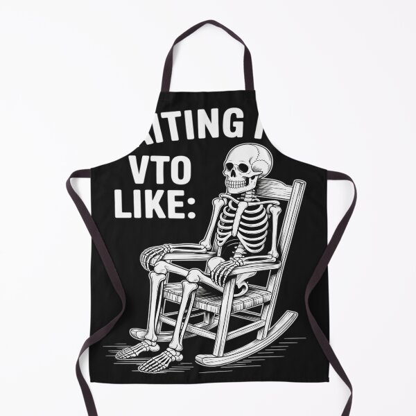 Item preview, Waiting For VTO Funny Coworker Skeleton designed and sold by trinfhri.