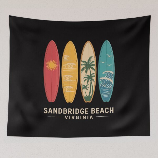 Item preview, Sandbridge Beach Virginia Beach Surfing Surfboard designed and sold by tlallimicrichi.