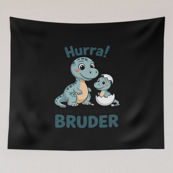 Item preview, Siblings Dino Baby Hurra Ich bin jetzt ein designed and sold by skanderio.