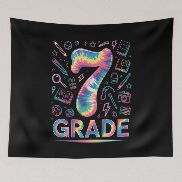 Item preview, Tie Dye First Day Of 7th Grade Squad Funny Back To School designed and sold by Moxizz.