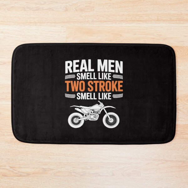 Item preview, Real Men Smell Like Two Stroke Dirt Bike Motocross designed and sold by tlallimicrichi.