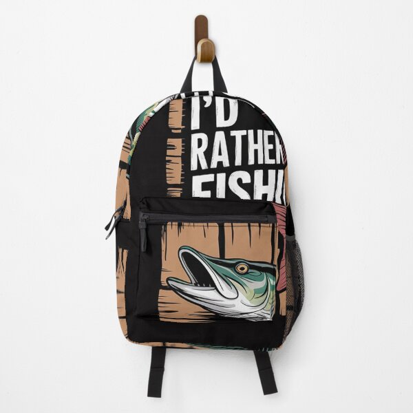 Item preview, Rather Be Fishing Wood Fish Awesome Black Sports Gift designed and sold by tlallimicrichi.