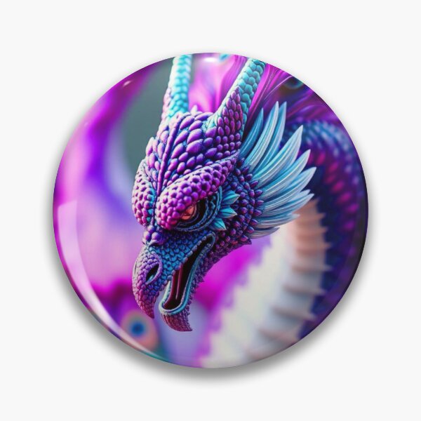 Item preview, Amethyst-Crested Phoenix Dragon | Adult Rebirth Sentinel designed and sold by Oceandiana.