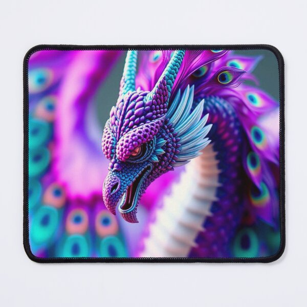 Item preview, Amethyst-Crested Phoenix Dragon | Adult Rebirth Sentinel designed and sold by Oceandiana.