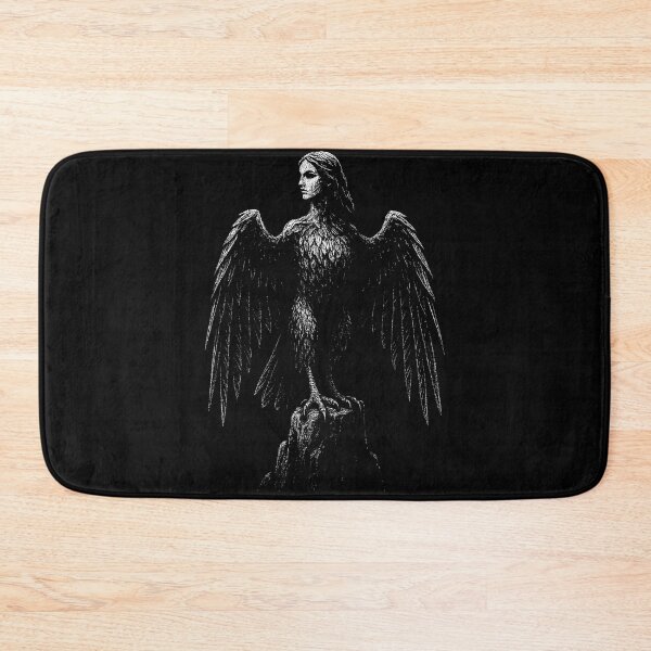 Item preview, Harpy – Dark Mythical Bird-Woman Illustration designed and sold by Mortisigil.