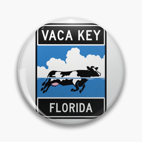 Item preview, Vaca Key Florida - Road Sign designed and sold by TheOldMittenIllustrated.