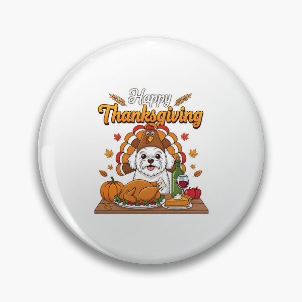 Item preview, Happy Halloween Bichon Frise Turkey designed and sold by Mainuld1923.