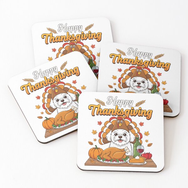Item preview, Happy Halloween Bichon Frise Turkey designed and sold by Mainuld1923.