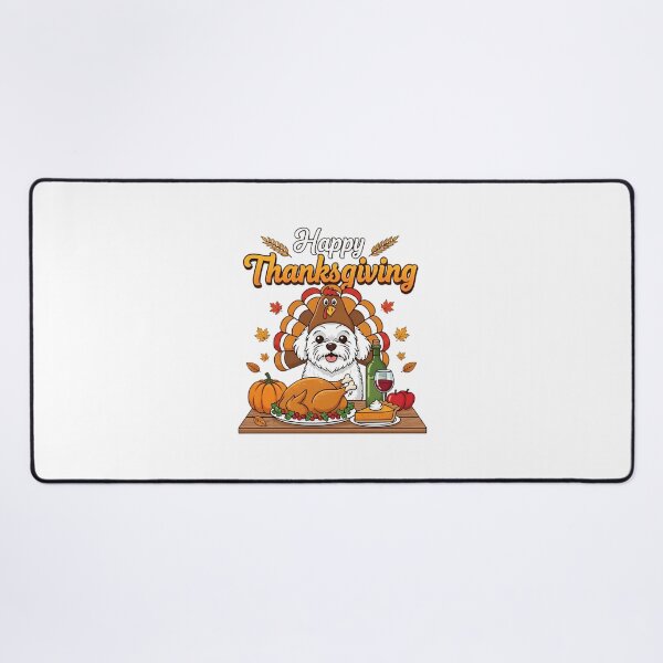 Item preview, Happy Halloween Bichon Frise Turkey designed and sold by Mainuld1923.