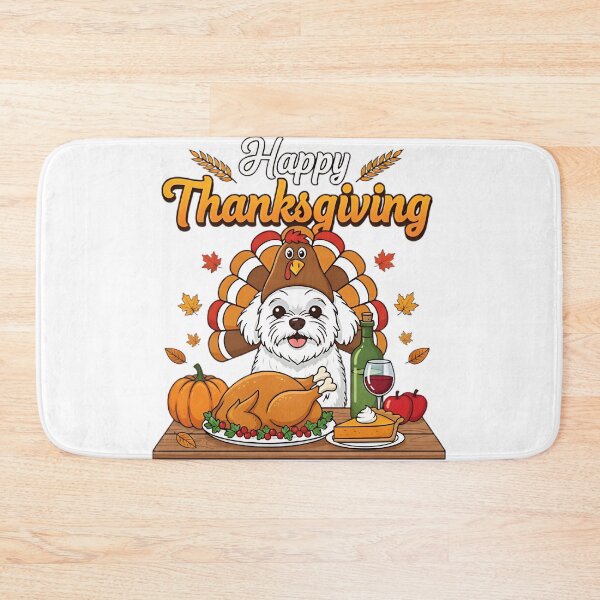 Item preview, Happy Halloween Bichon Frise Turkey designed and sold by Mainuld1923.