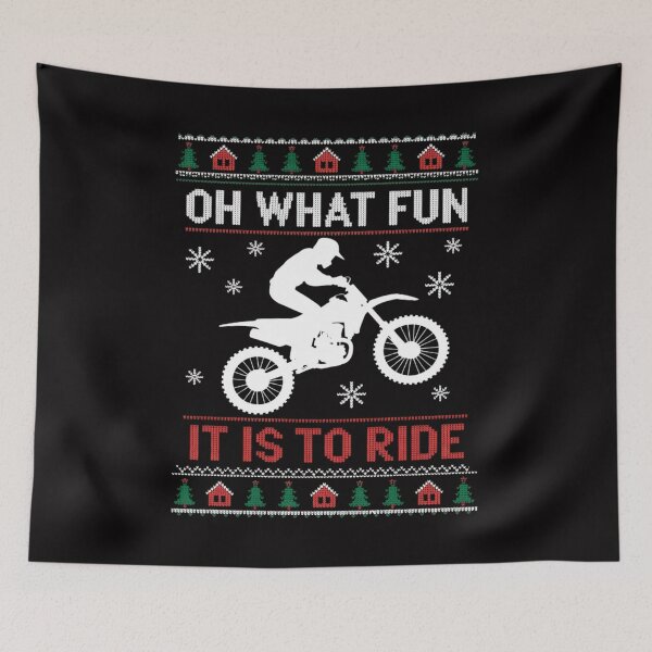 Artikelvorschau, Oh, wie es ist, Weihnachten zu fahren! Ugly Motocross Weihnachten entworfen und verkauft von tlallimicrichi.