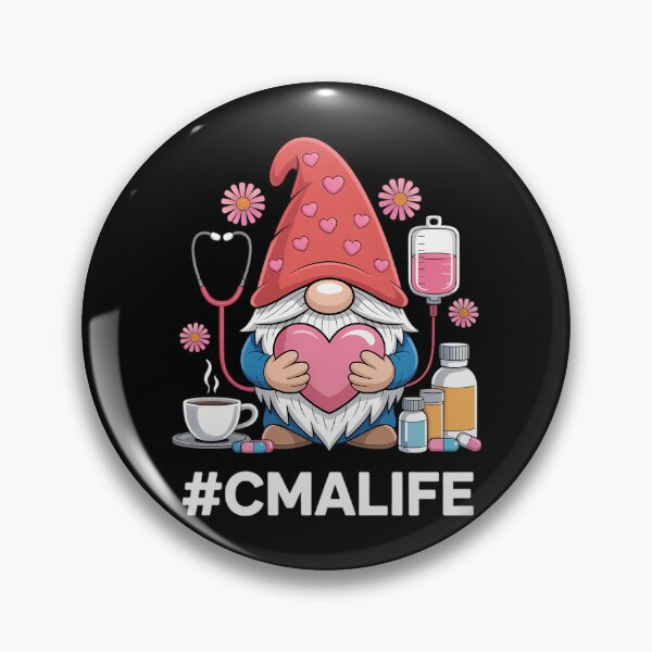 Item preview, Gnome Valentine CMA Nurse Nursing Valentine's Day designed and sold by EllenJast.