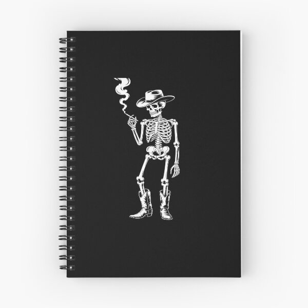 Item preview, Skeleton Cowgirl Smoking Western Gothic Dark Grunge Goth designed and sold by skanderio.