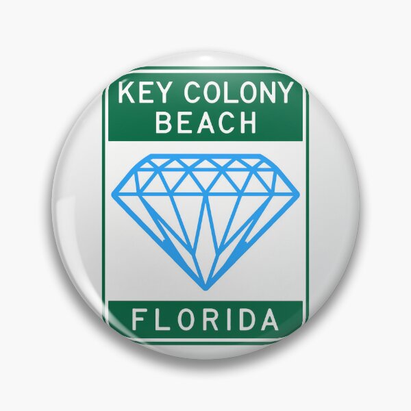 Item preview, Key Colony Beach Florida - Road Sign designed and sold by TheOldMittenIllustrated.