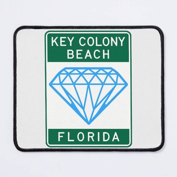 Item preview, Key Colony Beach Florida - Road Sign designed and sold by TheOldMittenIllustrated.