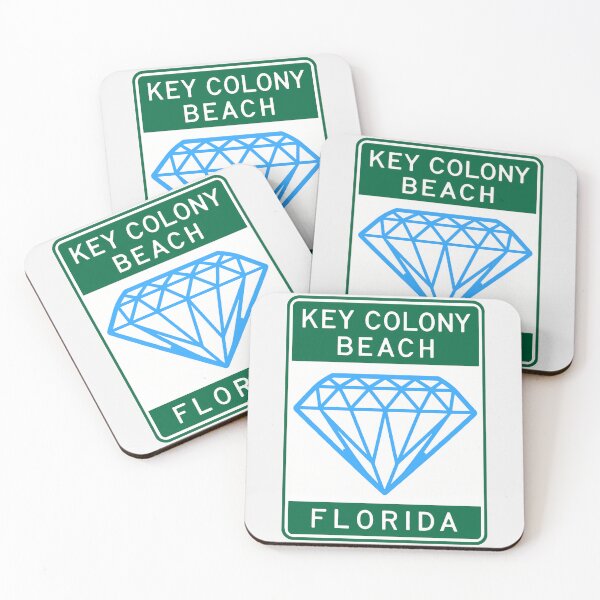 Item preview, Key Colony Beach Florida - Road Sign designed and sold by TheOldMittenIllustrated.