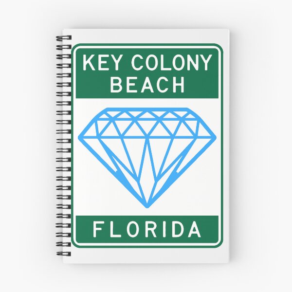 Item preview, Key Colony Beach Florida - Road Sign designed and sold by TheOldMittenIllustrated.
