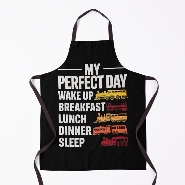 Item preview, My Perfect Day - Model Train Lover Railroad Collector designed and sold by duolastgend.